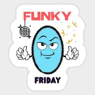 Funky Friday Sticker